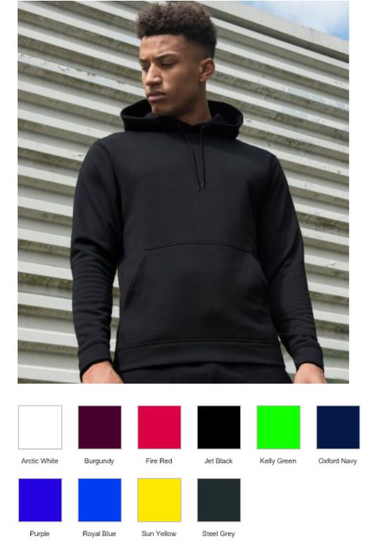 AWD JH006 Sports Polyester Hoodie - Click Image to Close